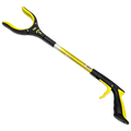 21-inch yellow grabber reacher with rotating gripper