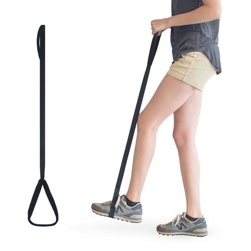 35-inch leg lifter strap with hand and foot loops